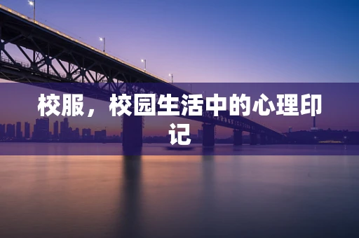 校服，校园生活中的心理印记