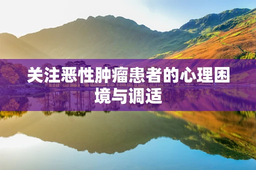 关注恶性肿瘤患者的心理困境与调适