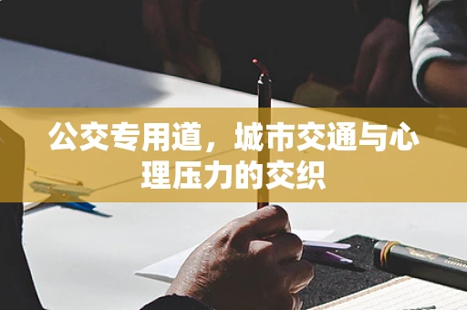 公交专用道，城市交通与心理压力的交织