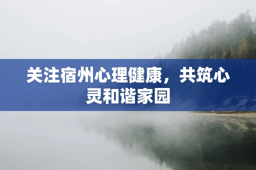 关注宿州心理健康，共筑心灵和谐家园