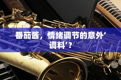 番茄酱，情绪调节的意外‘调料’？