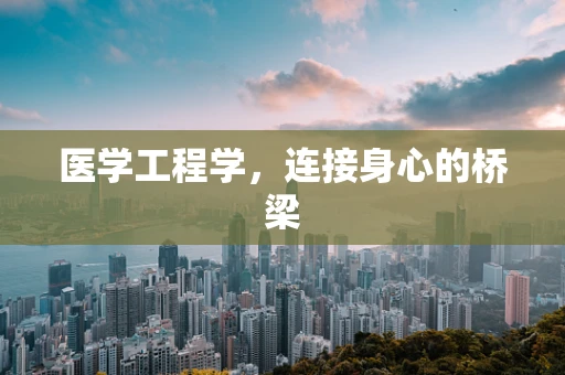 医学工程学，连接身心的桥梁