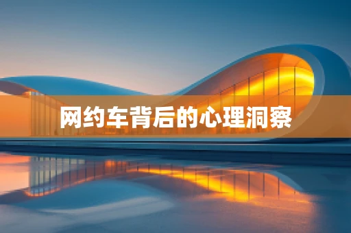 网约车背后的心理洞察