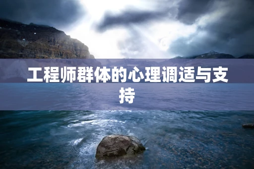 工程师群体的心理调适与支持