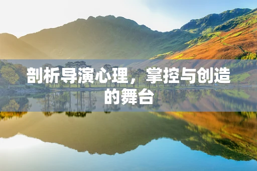 剖析导演心理，掌控与创造的舞台