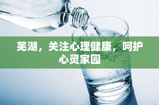 芜湖，关注心理健康，呵护心灵家园