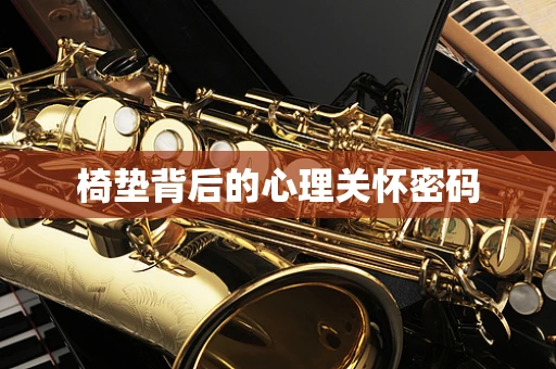 椅垫背后的心理关怀密码