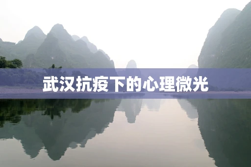 武汉抗疫下的心理微光