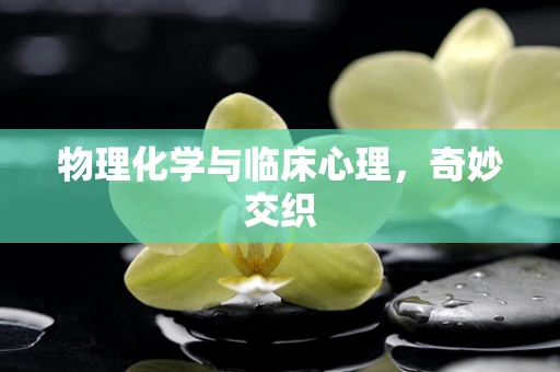 物理化学与临床心理，奇妙交织