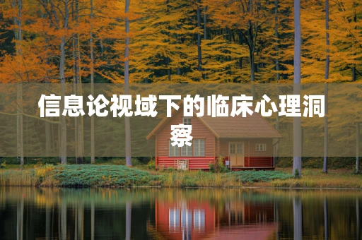 信息论视域下的临床心理洞察
