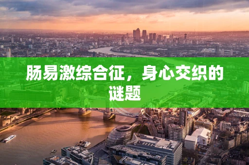 肠易激综合征，身心交织的谜题