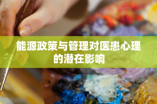 能源政策与管理对医患心理的潜在影响