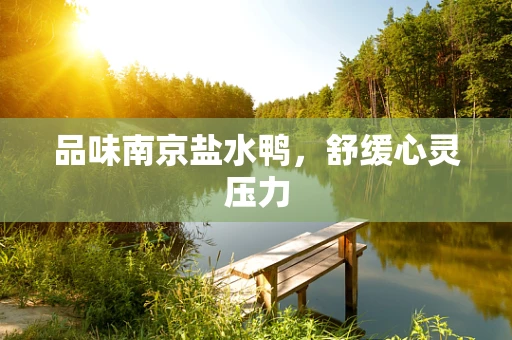 品味南京盐水鸭，舒缓心灵压力