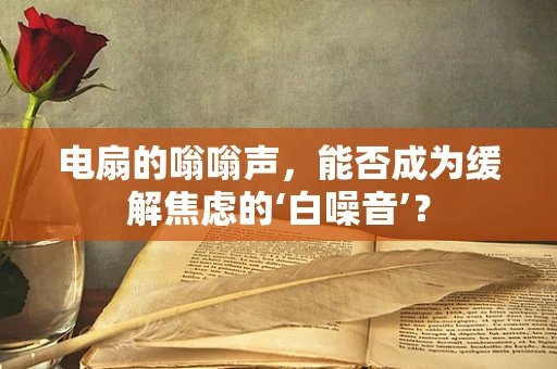 电扇的嗡嗡声，能否成为缓解焦虑的‘白噪音’？