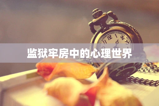 监狱牢房中的心理世界