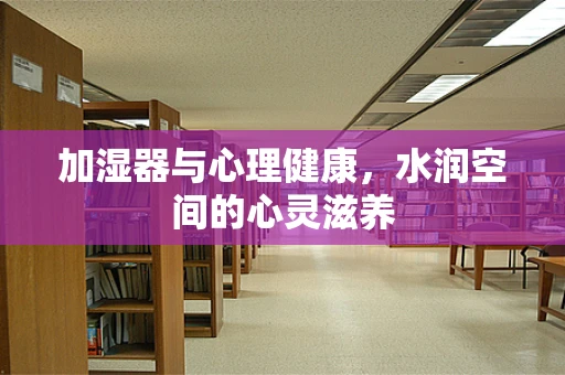 加湿器与心理健康，水润空间的心灵滋养