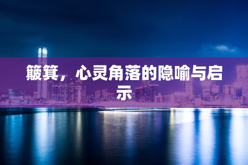 簸箕，心灵角落的隐喻与启示