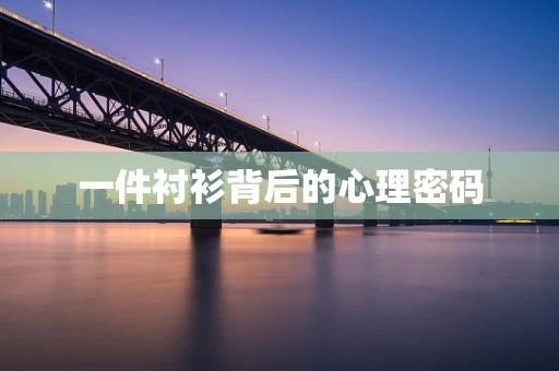一件衬衫背后的心理密码