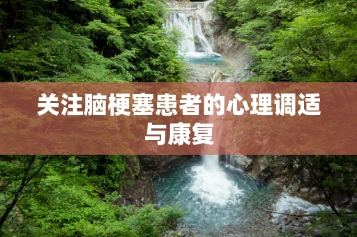 关注脑梗塞患者的心理调适与康复