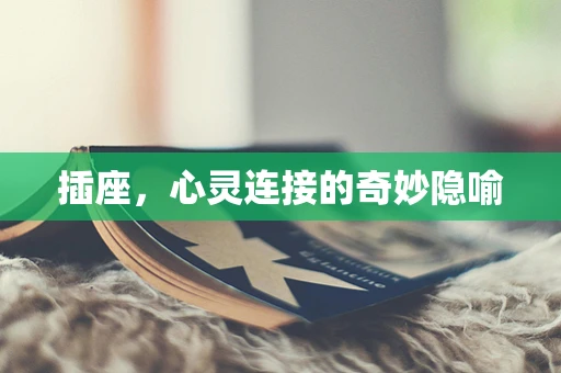 插座，心灵连接的奇妙隐喻