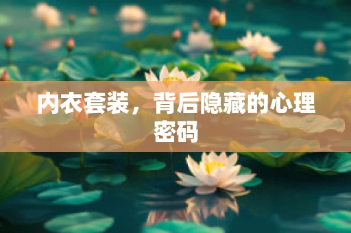 内衣套装，背后隐藏的心理密码