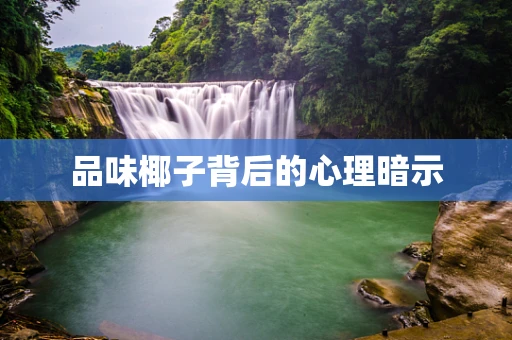 品味椰子背后的心理暗示