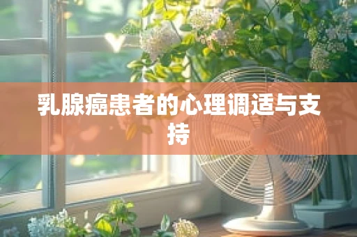 乳腺癌患者的心理调适与支持