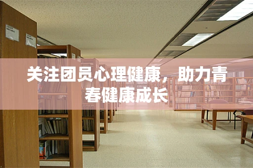 关注团员心理健康，助力青春健康成长