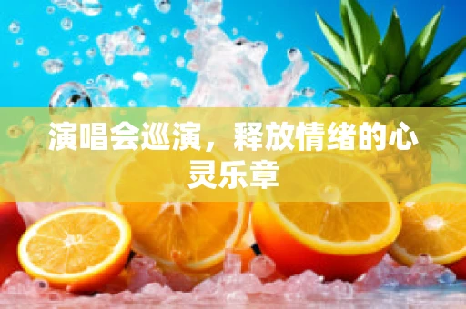 演唱会巡演，释放情绪的心灵乐章