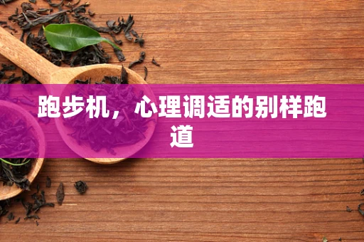 跑步机，心理调适的别样跑道