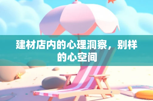 建材店内的心理洞察，别样的心空间