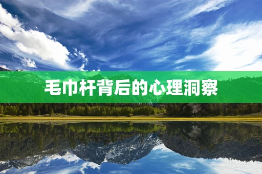 毛巾杆背后的心理洞察